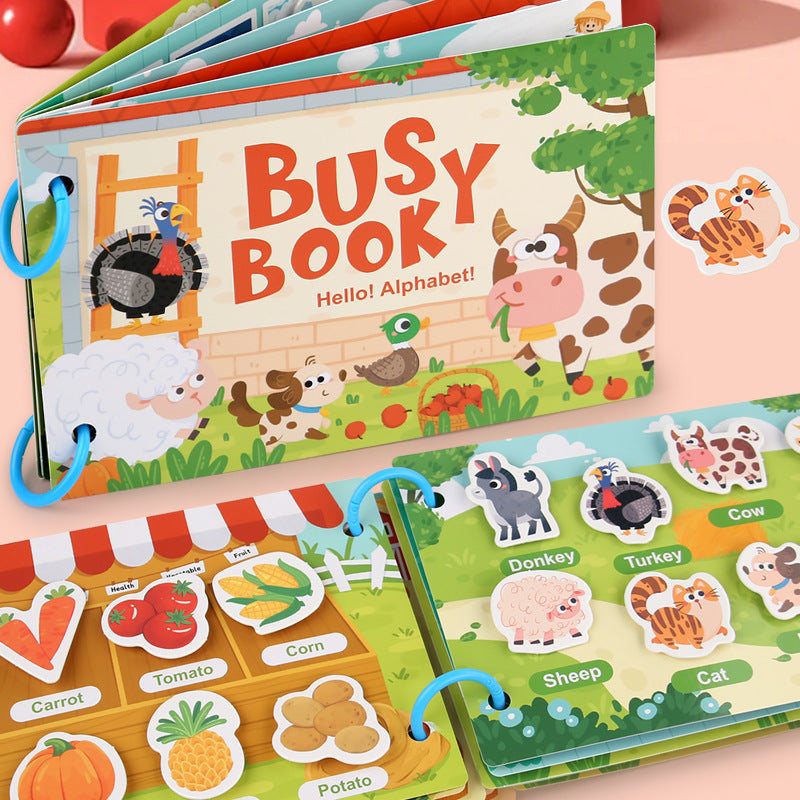 Early Education Busy Book Cognitive Puzzle