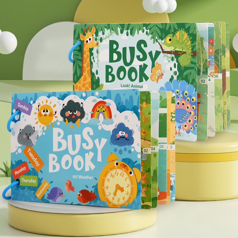 Early Education Busy Book Cognitive Puzzle